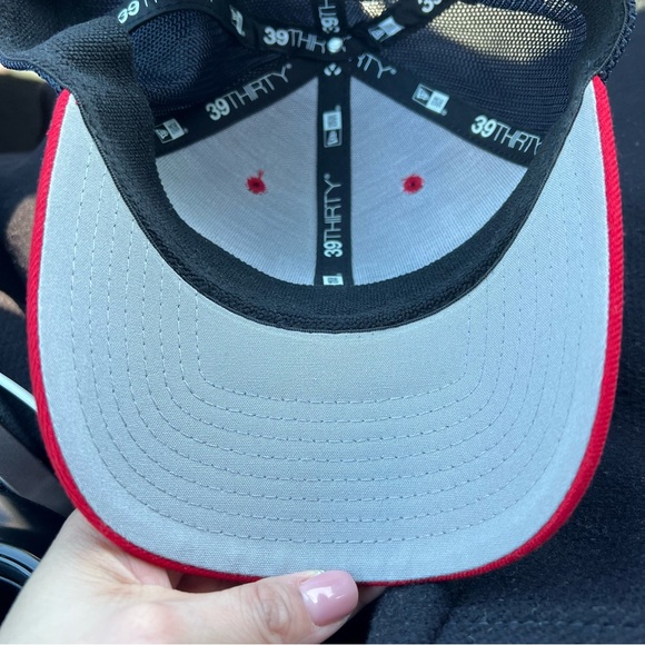 Genuine Merchandise Red and Black Hat with Embroidered Logo - Picture 6 of 9